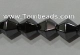 CMH136 15.5 inches 8*8mm faceted bicone magnetic hematite beads