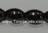 CMH149 15.5 inches 8*12mm rice magnetic hematite beads wholesale