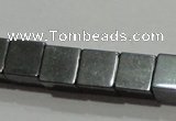 CMH160 15.5 inches 6*6mm cube magnetic hematite beads wholesale