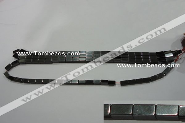 CMH163 15.5 inches 4*8mm cuboid magnetic hematite beads