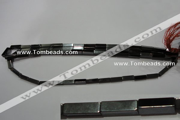 CMH164 15.5 inches 4*13mm cuboid magnetic hematite beads