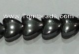 CMH172 15.5 inches 8*8mm heart magnetic hematite beads wholesale