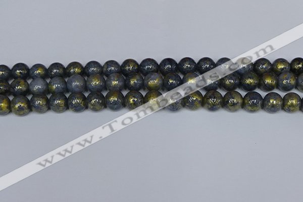 CMJ1002 15.5 inches 8mm round Mashan jade beads wholesale