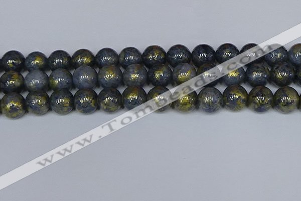 CMJ1004 15.5 inches 12mm round Mashan jade beads wholesale