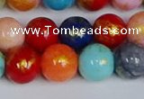 CMJ1012 15.5 inches 8mm round mixed Mashan jade beads wholesale