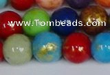 CMJ1014 15.5 inches 12mm round mixed Mashan jade beads wholesale