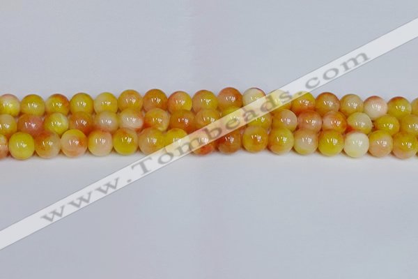 CMJ1056 15.5 inches 8mm round jade beads wholesale