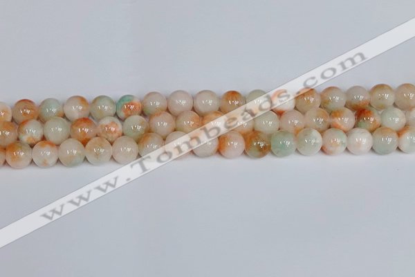 CMJ1066 15.5 inches 8mm round jade beads wholesale