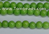 CMJ114 15.5 inches 6mm round Mashan jade beads wholesale