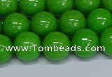 CMJ117 15.5 inches 12mm round Mashan jade beads wholesale