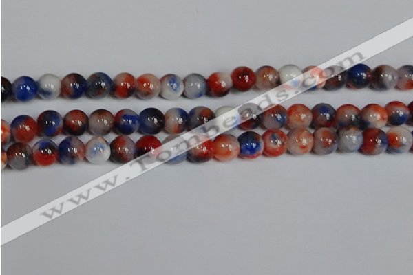 CMJ1171 15.5 inches 8mm round jade beads wholesale