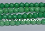 CMJ127 15.5 inches 4mm round Mashan jade beads wholesale