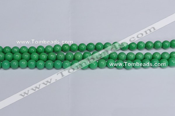 CMJ129 15.5 inches 8mm round Mashan jade beads wholesale