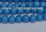 CMJ135 15.5 inches 6mm round Mashan jade beads wholesale