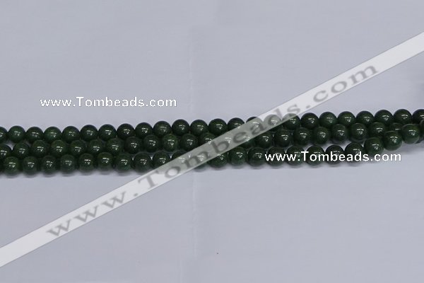 CMJ178 15.5 inches 8mm round Mashan jade beads wholesale