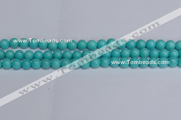 CMJ193 15.5 inches 10mm round Mashan jade beads wholesale