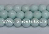 CMJ213 15.5 inches 8mm round Mashan jade beads wholesale