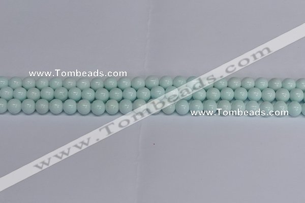 CMJ213 15.5 inches 8mm round Mashan jade beads wholesale