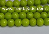 CMJ219 15.5 inches 6mm round Mashan jade beads wholesale