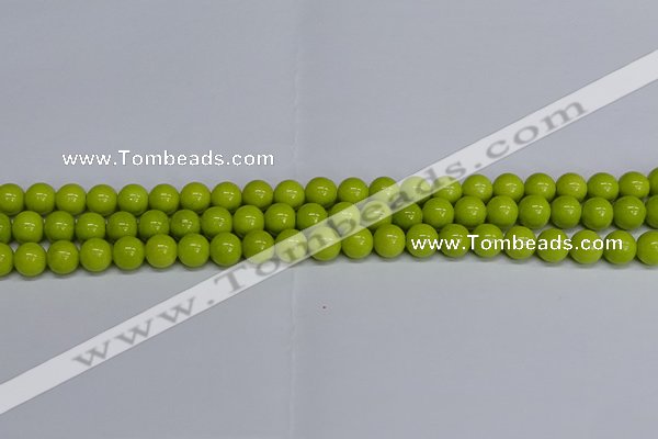 CMJ220 15.5 inches 8mm round Mashan jade beads wholesale