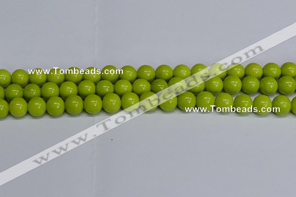 CMJ222 15.5 inches 12mm round Mashan jade beads wholesale