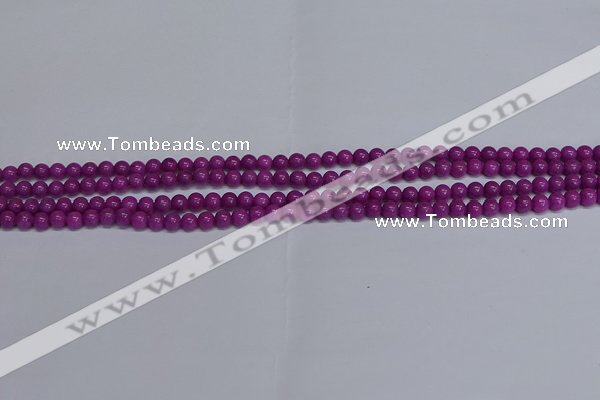 CMJ253 15.5 inches 4mm round Mashan jade beads wholesale