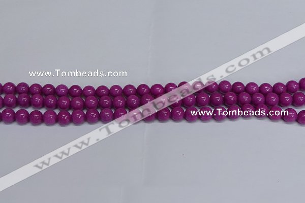 CMJ255 15.5 inches 8mm round Mashan jade beads wholesale