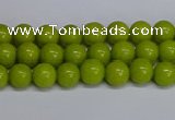 CMJ268 15.5 inches 6mm round Mashan jade beads wholesale