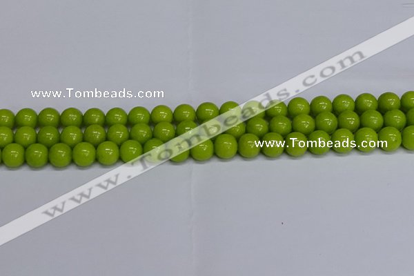 CMJ270 15.5 inches 10mm round Mashan jade beads wholesale