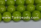 CMJ271 15.5 inches 12mm round Mashan jade beads wholesale