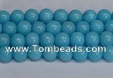 CMJ274 15.5 inches 4mm round Mashan jade beads wholesale