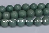 CMJ283 15.5 inches 8mm round Mashan jade beads wholesale