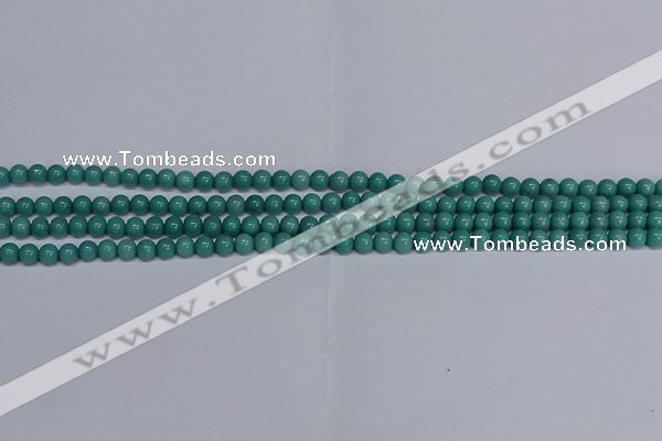 CMJ288 15.5 inches 4mm round Mashan jade beads wholesale