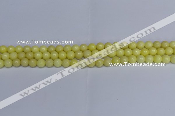 CMJ297 15.5 inches 8mm round Mashan jade beads wholesale