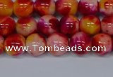 CMJ402 15.5 inches 8mm round rainbow jade beads wholesale
