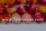 CMJ404 15.5 inches 12mm round rainbow jade beads wholesale