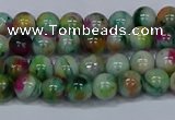 CMJ415 15.5 inches 6mm round rainbow jade beads wholesale