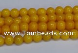 CMJ43 15.5 inches 4mm round Mashan jade beads wholesale