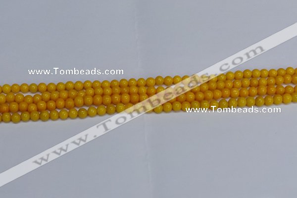 CMJ43 15.5 inches 4mm round Mashan jade beads wholesale