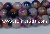 CMJ430 15.5 inches 8mm round rainbow jade beads wholesale