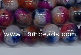 CMJ432 15.5 inches 12mm round rainbow jade beads wholesale