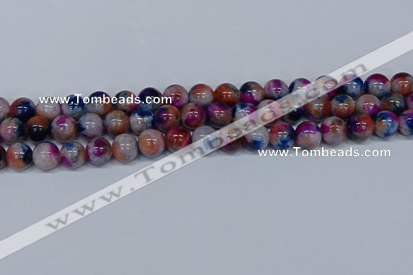 CMJ432 15.5 inches 12mm round rainbow jade beads wholesale