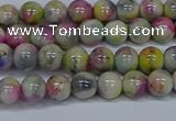 CMJ436 15.5 inches 6mm round rainbow jade beads wholesale