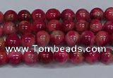 CMJ477 15.5 inches 4mm round rainbow jade beads wholesale