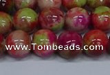 CMJ481 15.5 inches 12mm round rainbow jade beads wholesale