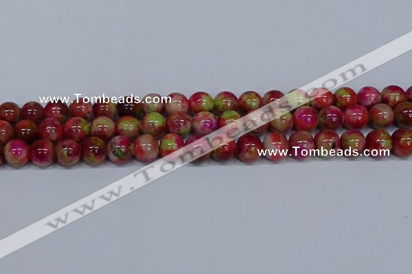 CMJ481 15.5 inches 12mm round rainbow jade beads wholesale