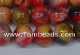 CMJ488 15.5 inches 12mm round rainbow jade beads wholesale