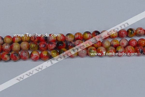 CMJ488 15.5 inches 12mm round rainbow jade beads wholesale