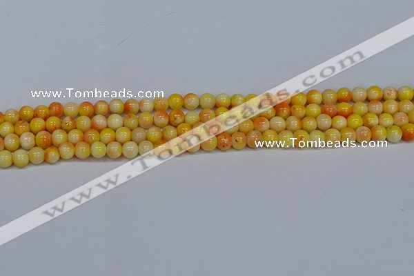 CMJ506 15.5 inches 6mm round rainbow jade beads wholesale