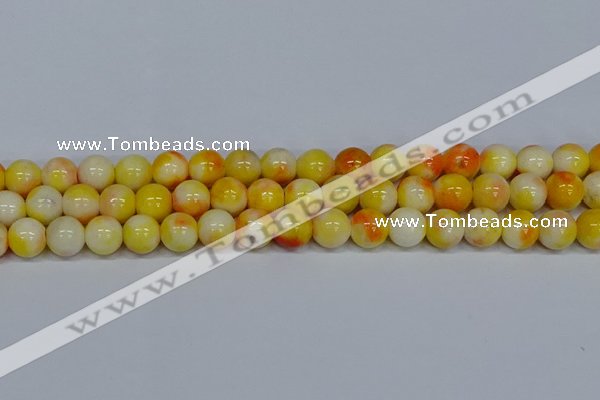 CMJ509 15.5 inches 12mm round rainbow jade beads wholesale